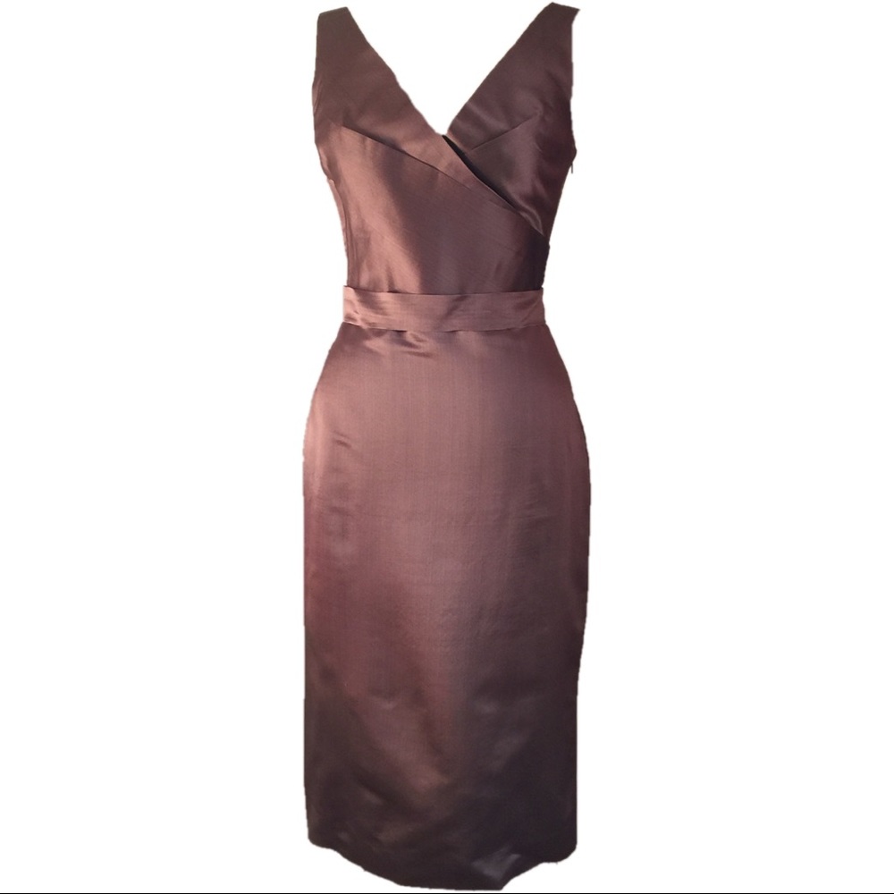 French designer silk  dress sz 38